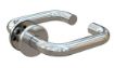 Picture of Assa Abloy Set of lever handles on round rose. Suits EL580/2. Polished stainless steel