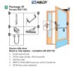 Picture of Assa Abloy Package 3P 35mm Backset (Push Bar)
Comprises EL460, CY326-VL, DL8, PBE011-EL460 / Handle A4120M000
