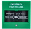Picture of CDVI Green Double Pole Emergency Door Release (MX74SG)