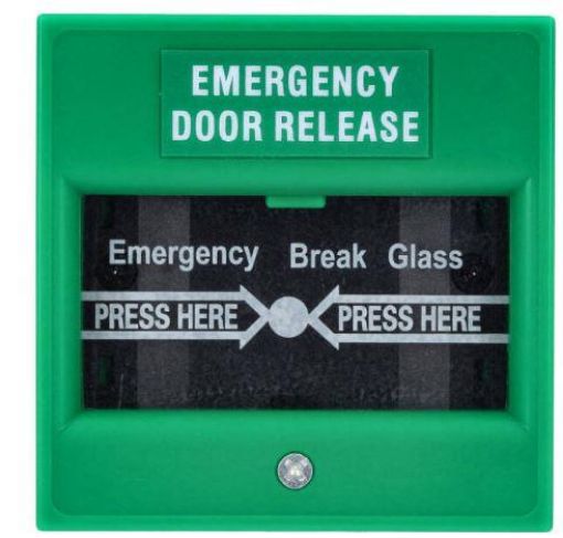 Picture of CDVI Green Double Pole Emergency Door Release (MX74SG)