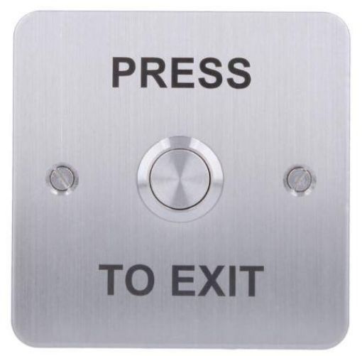 Picture of CDVI S'less Steel 1Gang Flush Door Release Switch (DRB002F-DR)
