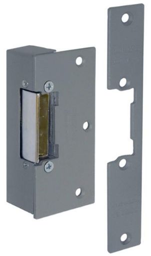 Picture of CQR Rim With Mortice Face Plate Electric Release 12V AC/DC Fail Locked – Grey