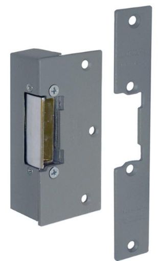 Picture of CQR Rim With Mortice Face Plate Electric Release 12V DC / AC Fail Unlocked, Continuously Rated – Grey
