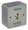 Picture of CQR Surface Mounted Exit Button Normally Open – Legend “Press To Exit” – Stainless Stee