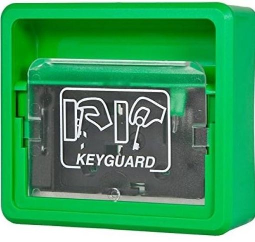 Picture of GREEN KEYGUARD KEY BOX C/W MICROSWITCH FOR ALARM OUTPUT