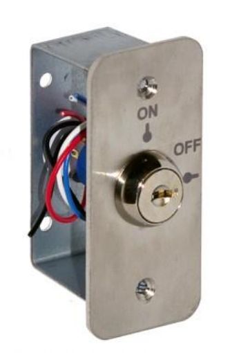 Picture of CQR Deedlock Flush Slim-line Maintained Key Switch