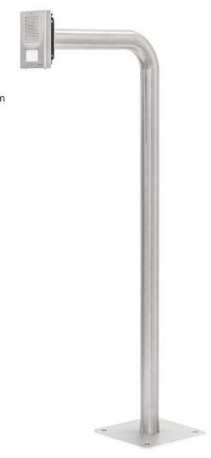 Picture of Vehicle entry Stainless Steel tubular pedestal (swan neck)