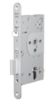 Picture of Assa Abloy DIN Euro profile. With hardened deadbolt and anti friction bolt, fail locked and fail unlocked, split spindle 12/24V DC