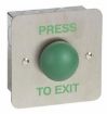 Picture of CQR Flush Request To Exit Green Dome Button – Legend “Door Release” – Stainless Steel