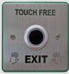 Picture of CQR Flush Touch Free Exit Button IP65 With 20mm Button – Legend “Door Release” – Stainless Steel