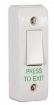 Picture of CQR Narrow Surface Mounted Plastic Exit Switch – Legend “Press To Exit” – White